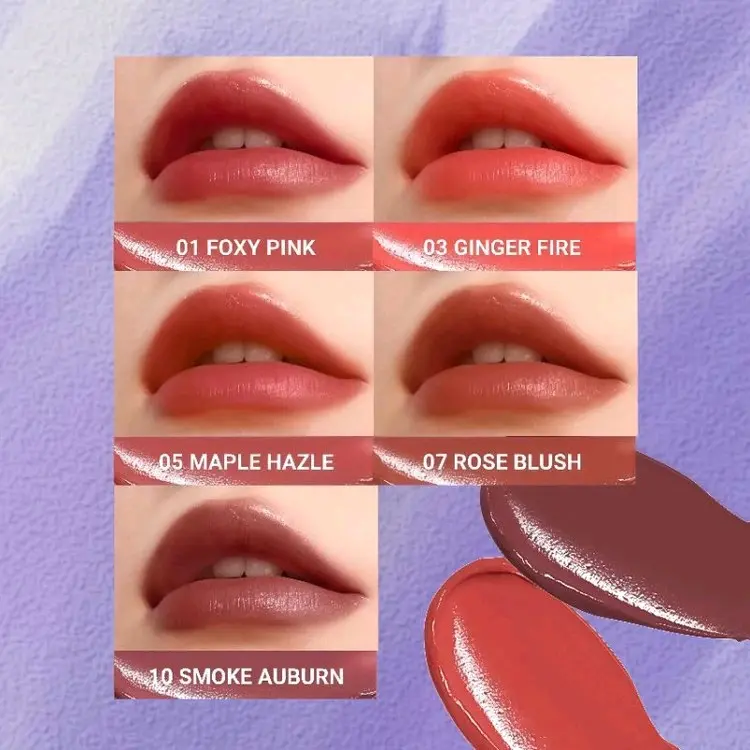 DAZZLE ME COLOR CHROME LIP MATTE LIP GLAZE LIPSTICK LIPSTIK 5