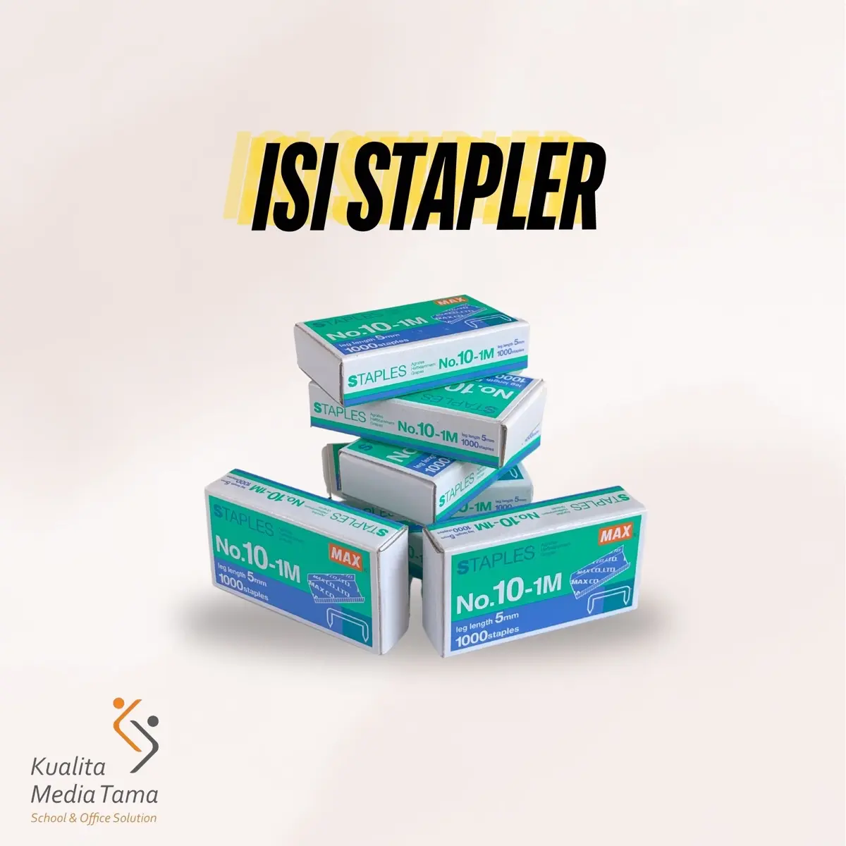 Stationery ISI Staple Max (1 Pack / 1 Pcs) Stationery
