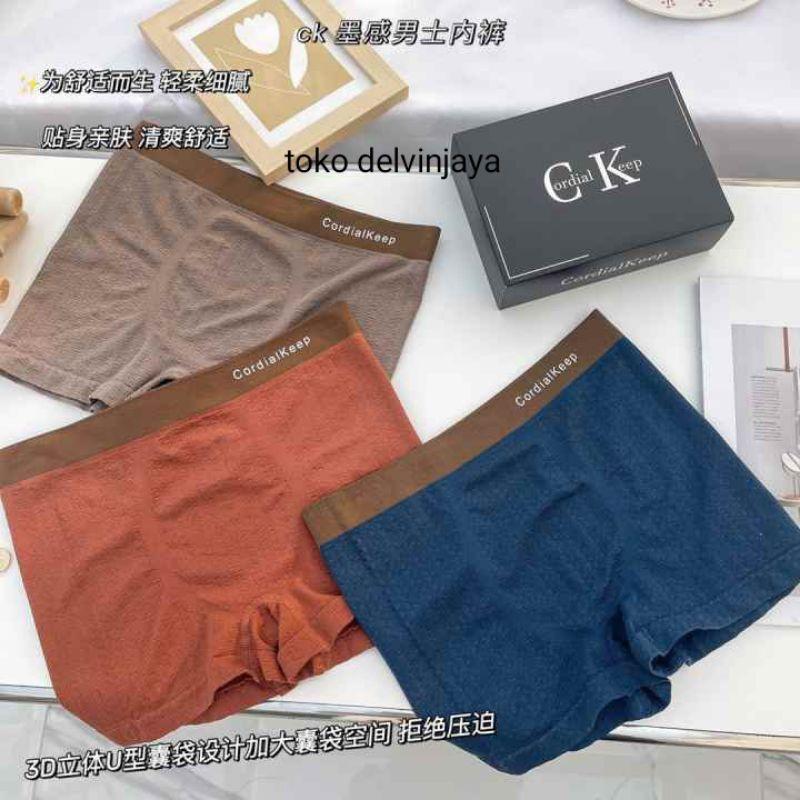celana dalam pria seamless CD002 one size | celana dalem boxer pendek | boxer pria murah | Celana boxer cordialkeep 1
