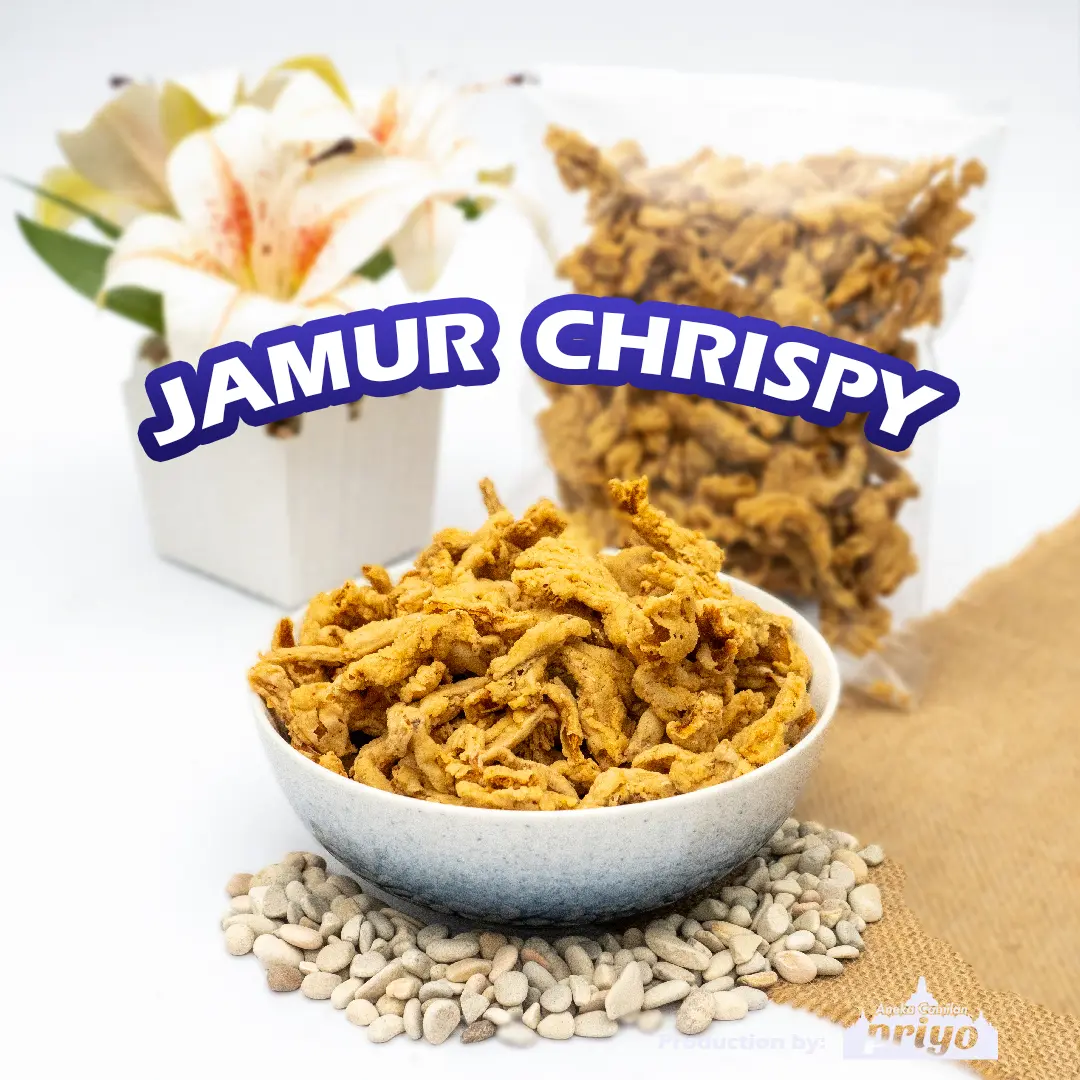 Jamur Krispi Gurih Renyah Ukuran 250, 500, 1000 Gram