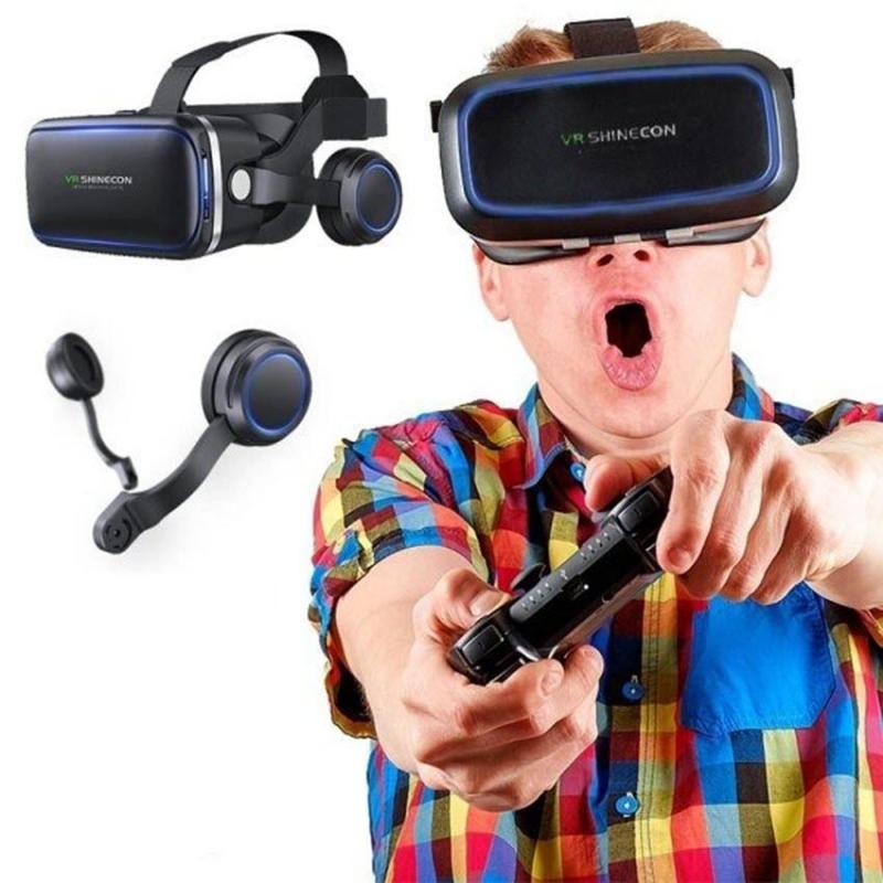 Kính VR Shinecon 6.0 xem phim 3D trên điện thoại thông minh có tai nghe cao cấp…