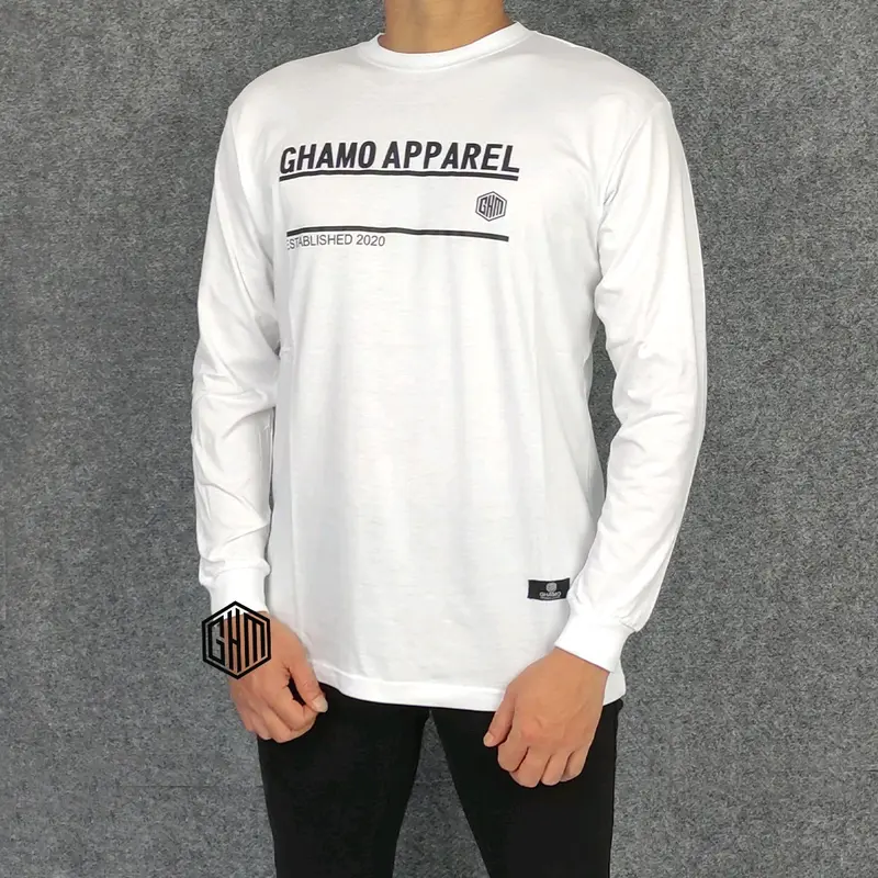 KAOS LENGAN PANJANG/ KAOS TANGAN PANJANG/ KAOS DISTRO/KAOS PRIA WANITA PREMIUM / bahan Katun Combed Nyaman dipakai 5