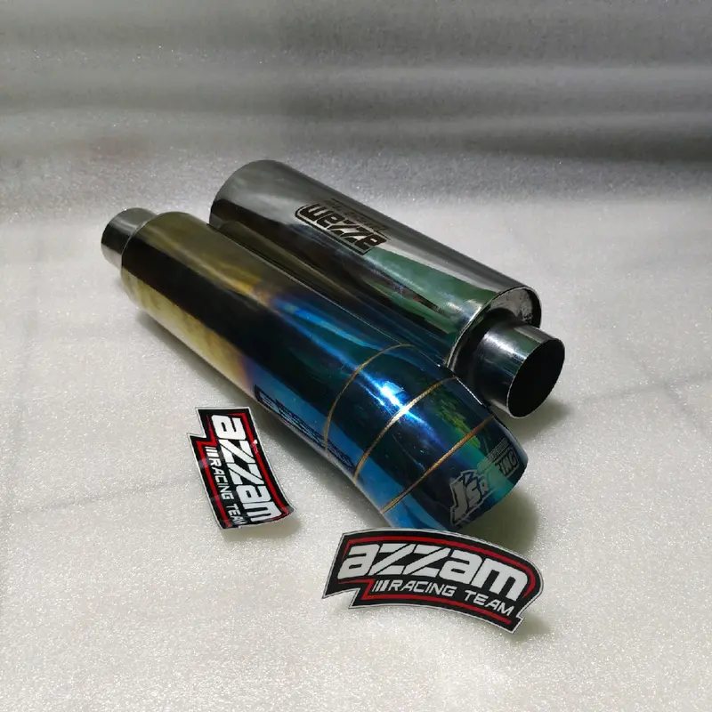 KNALPOT CUMI DARAT 1 PAKET DENGAN RESONATOR INLET 2 INCHI L300 KIJANG KAPSUL LGX DLL 7