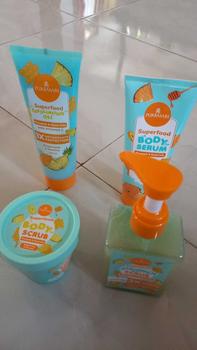 Product Review of [ISI 4] NIKITA MIRZANI x Purbasari Superfood Series Set - Body Serum + Shower Scrub + Body Scrub + Exfoliating Gel from L**a 0