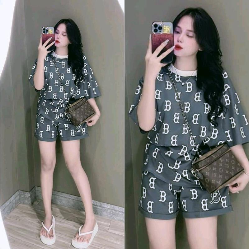 Sét bộ đùi sang chảnh _ quần có túi _ Vải thun tăm hàn mịn mát thấm mồ hôi mặc thoải mái _ Không ưng báo shop nhận lại đủ tiền hàng 2 bên cùng vui vẻ _ XINH shop Voi Nhung Women đường phố cá tính essentials Cotton