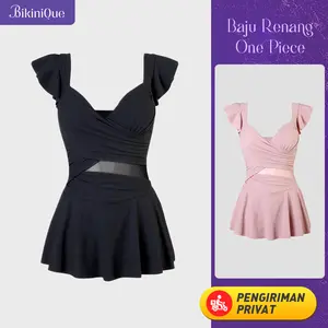 BikiniQue Pakaian Renang Wanita Gaya Korea Berkualitas Tinggi / One-Piece / Kain Lembut