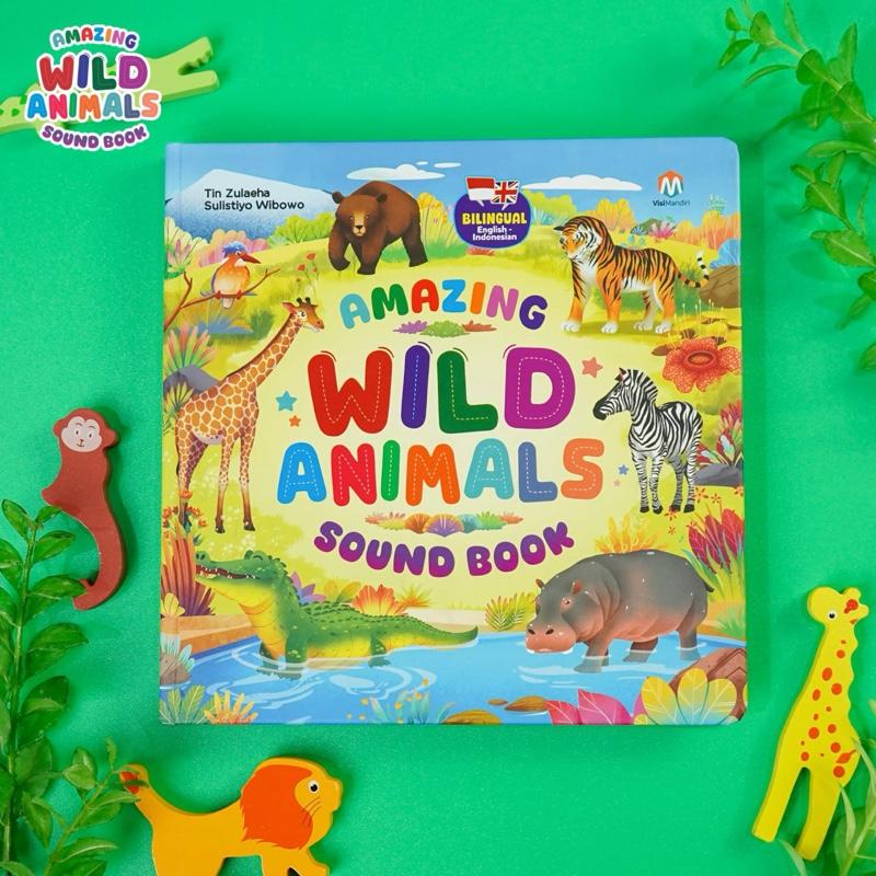 Product Introduction of [READY STOK] Soundbook Amazing Wild Animals - 10 Jenis Hewan Liar - Boardbook Anak - Gratis 3 Baterai - Buku Interaktif Hardcover 47