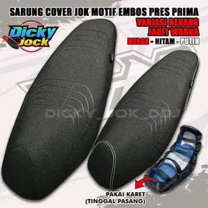 Cover Jok MOTIF EMBOS PRIMA (Anti cakar kucing) Pelindung Jok Motor Tinggal Pasang PAKAI KARET Anti Ribet Bahan Amplas Kasar Tebal Motor VARIO, BEAT, SCOOPY, STYLO, NMAX, PCX, AEROX,  SUPRA X 125