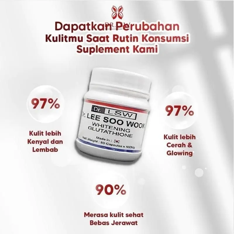 dr lee soo wook whitening glutathione review Dr Lsw Lee Soo Wook Capsule Whitening Glutathione Supplement Made Korea  Glow Mencerahkan Kulit Kapsul