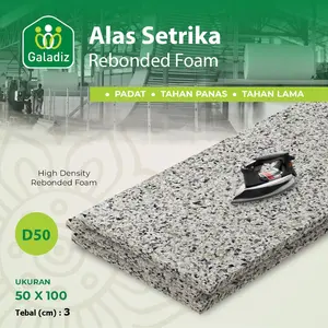 Galadiz Alas Setrika Listrik / Uap ( IRONING PAD ) Asli Busa Rebonded D50 Murah 50 x 100