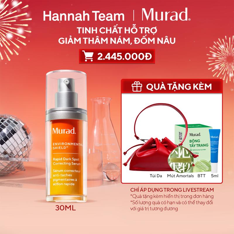 MURAD x HO TEAM- TINH CHẤT CẢI THIỆN MỜ THÂM NÁM - MURAD RAPID DARK SPOT CORRECTING SERUM 30ML