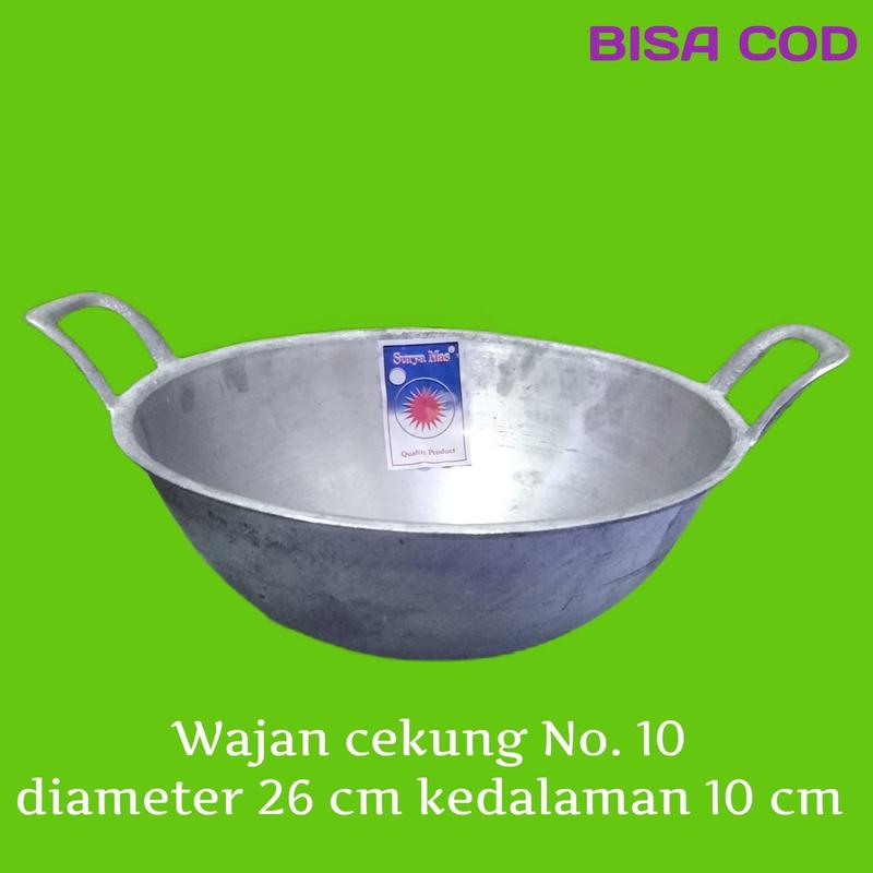 Promo Katel Kuali Wajan penggorengan Cekung Pan Wok Kitchenware 1