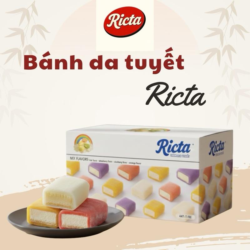 Deal Live Combo 1KG bánh da tuyết Ricta bánh mochi bông lan mix vị hoa quả mềm dẻo dai thơm ngon bổ dưỡng