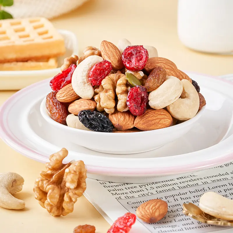 【Spesial Akhir Bulan】 [Halal] 250g Kacang Campuran Almond Kacang Mete Biji Labu Biji Labu Kering Kismis Kismis Hitam Kenari 【Produk Panas】 Food Snacks Cemilan Diet Jajanan 5