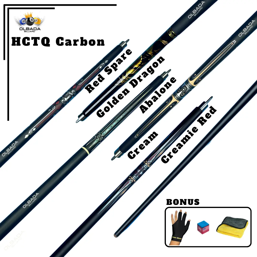 HCTQ Carbon Stik Billiard / Stick Billiard / Ball Sports / Stik Karbon