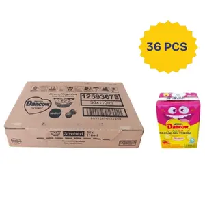DANCOW UHT FORTIGRO STRAWBERRY 36 X 110 ML KARTON - Hypermart