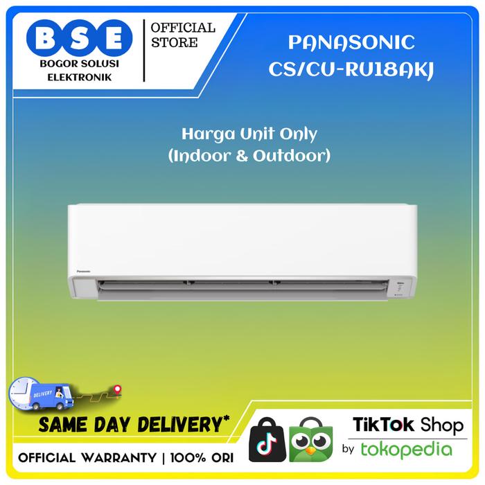 Gambar AC Panasonic CS/CU-RU18AKJ 2 PK Inverter Nanoe X SI-BIRU Panasonic RU18AKJ dari Bogor Solusi Elektronik Kab. Bogor Tokopedia