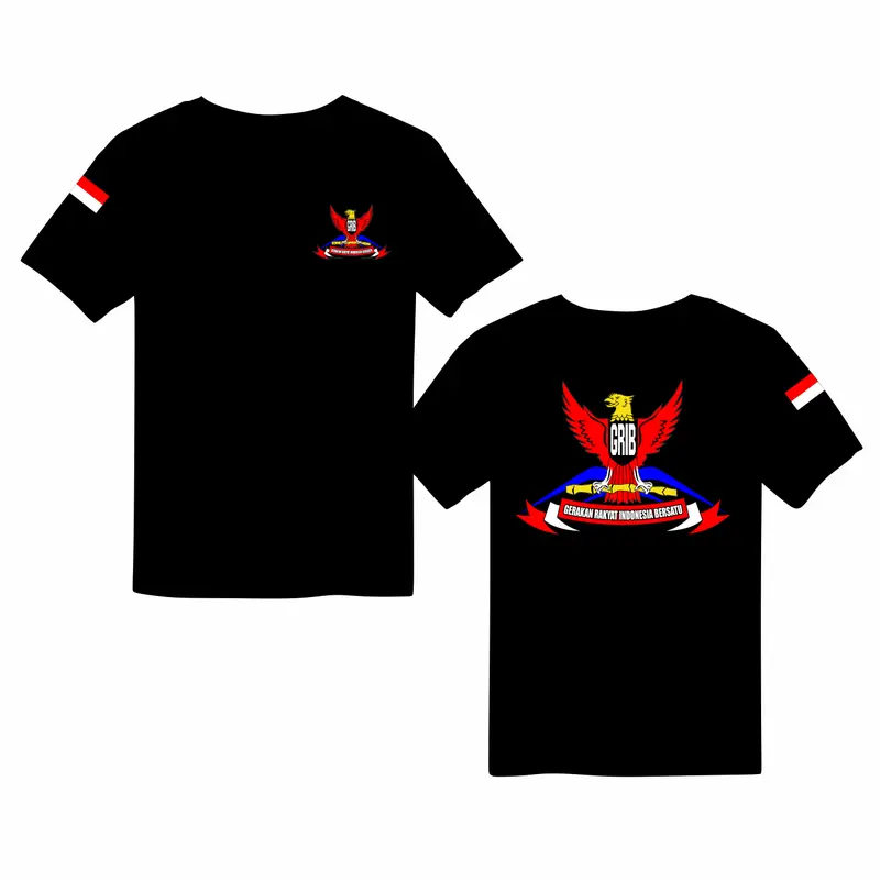 Kaos Grib Jaya Terbaru Pria Wanita Tangan Panjang Baju Distro Keren Dewasa Hitam Katun Combed Cowok Fit 3