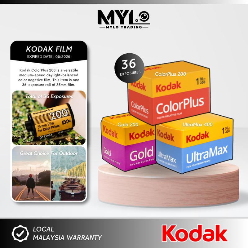 Kodak Ultramax 400 Color Negative Film 35mm Roll Film 24 Exposures 36 Exposures Accessories Camera Photography