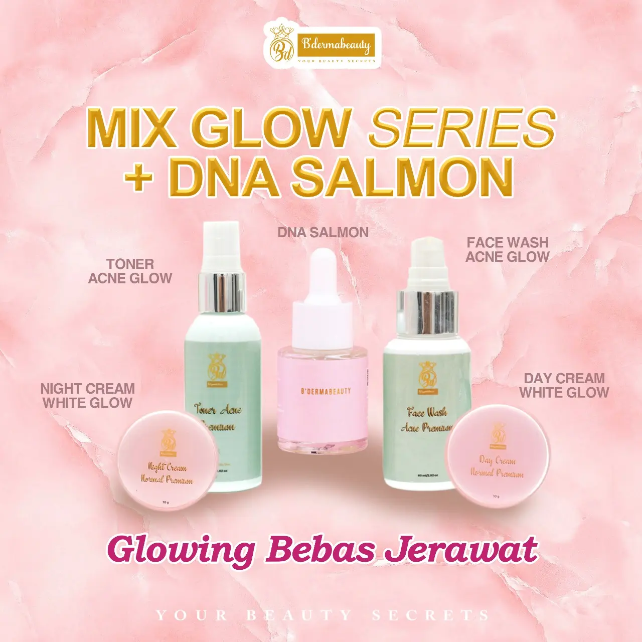 MIX GLOW + DNA SALMON