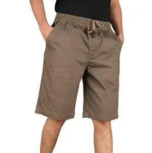 KENDY Original Celana Pendek Rip Pinggang Karet Premium Hitam Moka Gray Abu Katun Lembut Polos Slim fitting Kantong Pria Shorts Chino Casual Surfing Distro Nyaman Santai