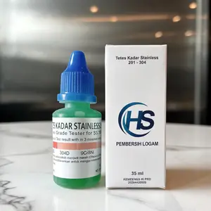 Cairan Tes Uji Kadar Stainless 201 304 35ml Test Bahan Stainless Steel 201 304
