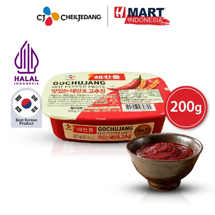 CJ Haechandle Saus Gochujang Halal MUI - Pasta Cabai Korea 200g Halal