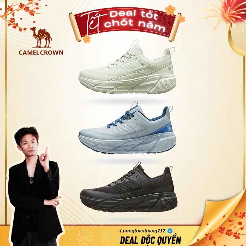 Giày Thể Thao, CAMEL CROWN, Dành Cho Nữ, Giày Chạy Bộ, Giày Chạy Bộ Thoáng Khí, Phong Cách Thường Ngày Giày Nữ, Giày Nhảy Dây, Mẫu CD222C7714 CD222C7714-1