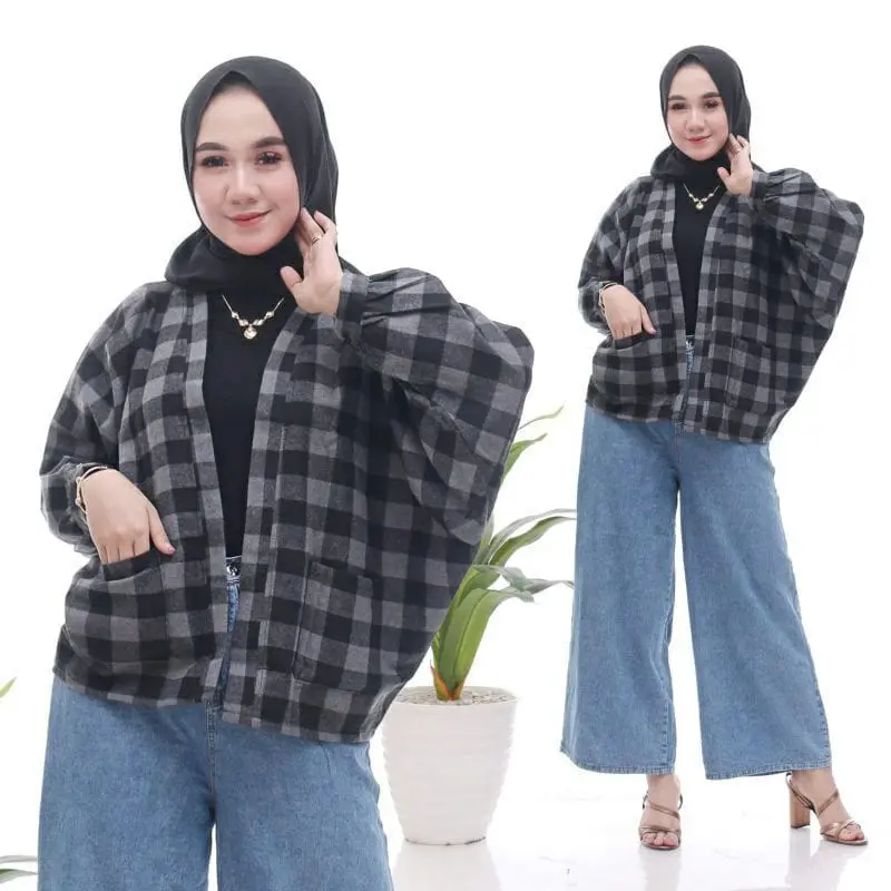 outer balon gird / outer cardigan viral Panjang Wanita