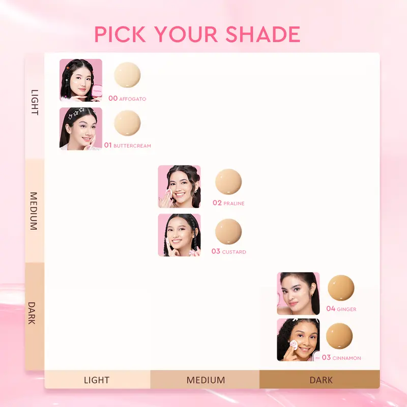 【New】Glad2Glow Perfect cover cushion refill dengan kandungan skincare mencegah kekusaman dan kulit kering sepanjang hari G2G Concealer Foundation Wajah Extract Mencerahkan Lasting Compact 4