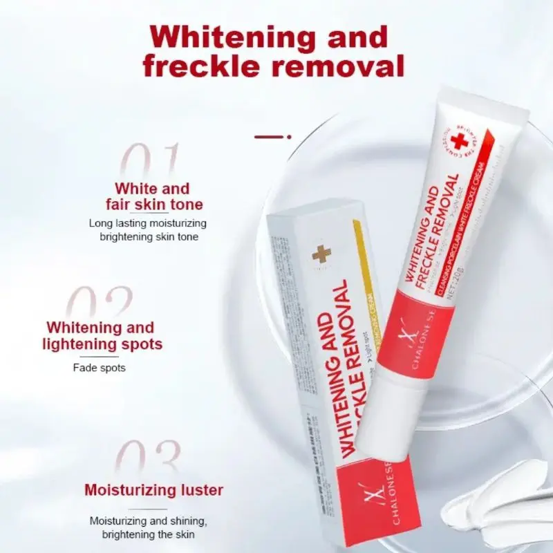 CHALONESE Whitening Cream 20g / Brightening Cream / Krim Penghilang Freckle Flek dan Tanda Penuaan di Wajah 2