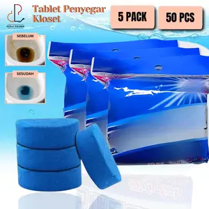 PV88 Tablet Pembersih Toilet 50PCS Cleanser Penyegar Kloset Anti Jamur Kuman