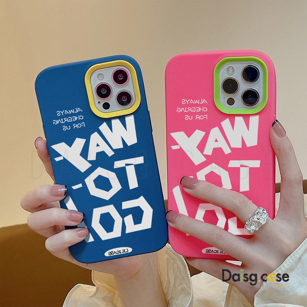 DAISG CASE mobile phone case for iPhone 11 13 12 14 15 16 Pro MAX 7 8 6 6 S Plus XR XS MAX 7Plus 8Plus SE three-in-one liquid silicone creative English letter mobile phone case