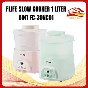 FLIFE SLOW COOKER 1 LITER 5IN1 FC-30NCO1 PEMASAK LAMBAT MPASI BAYI
