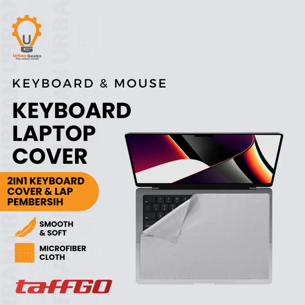 TaffGO Kain Keyboard Laptop Cover Lap Cleaning Cloth Microfiber