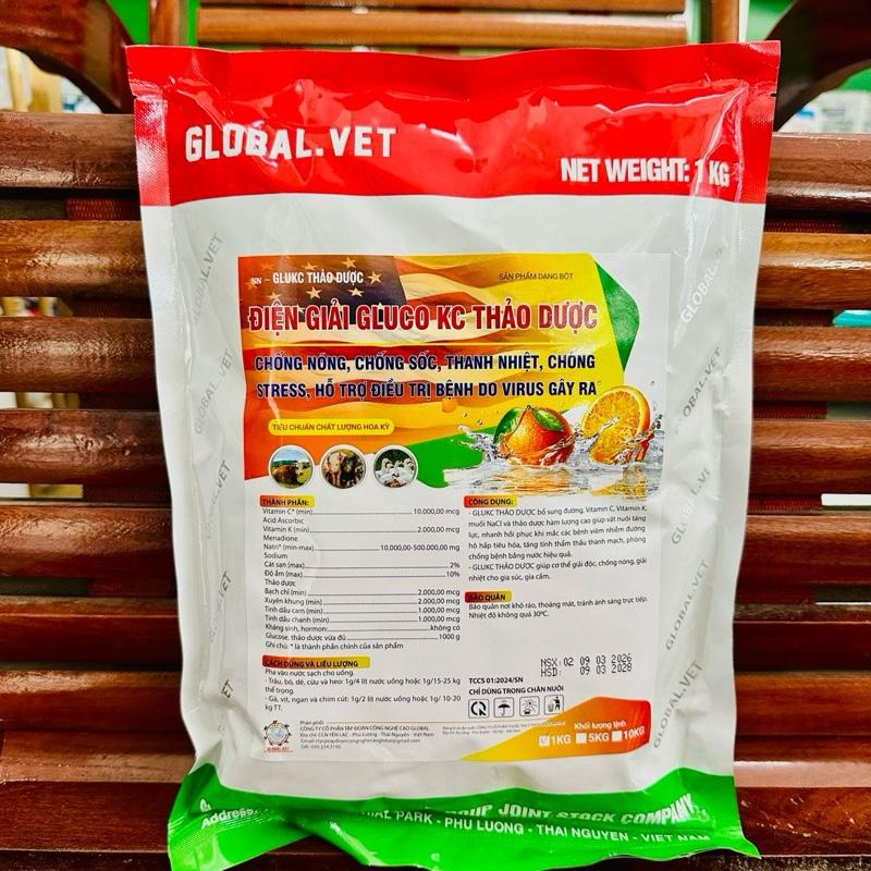 ĐIỆN GIẢI GLUCO KC THẢO DƯỢC: bổ sung vitamin và khoáng cho gia súc, gia cầm