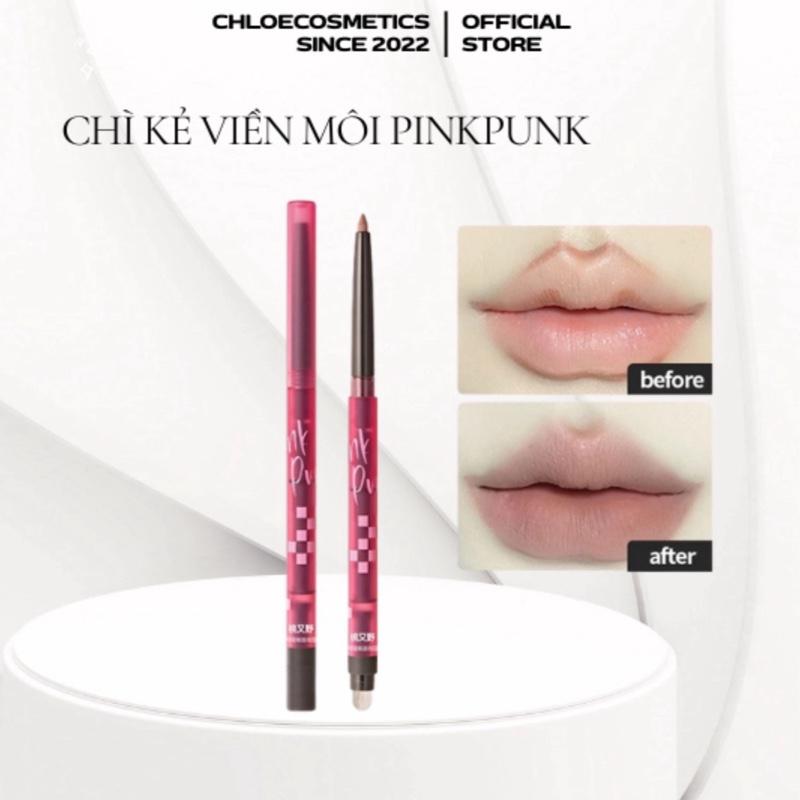 Chì Kẻ Viền Môi, Bọng Mắt PinkPunk Lip Liner – Bút Kẻ Môi Kết Cấu Mịn Màng 0.25g