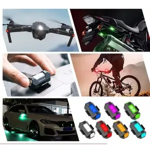 Lampu Belakang Sepeda LED Kelap Kelip USB Rechargeable Anti Air Lampu Sepeda USB Kabel Multifungsi