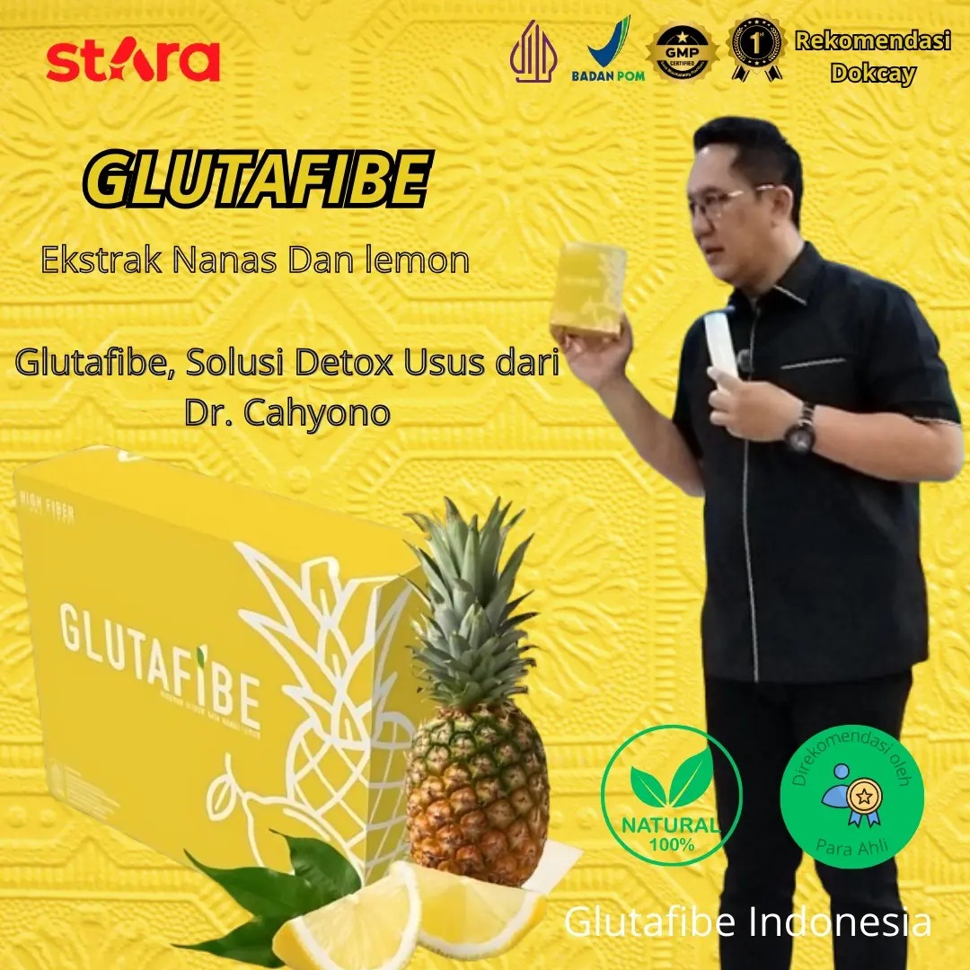 Glutafibe Suplemen Kesehatan untuk Detok / Cuci Usus