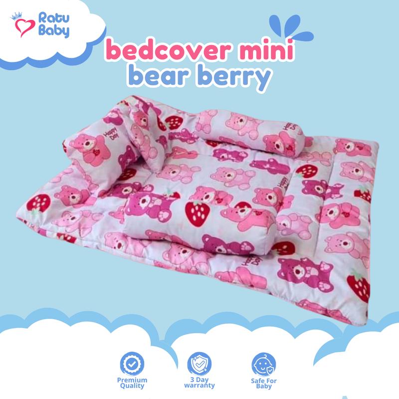 Ratu Baby l Bedcover set bayi UK Mini kain Mikrosilk l selimut bayi newborn 4