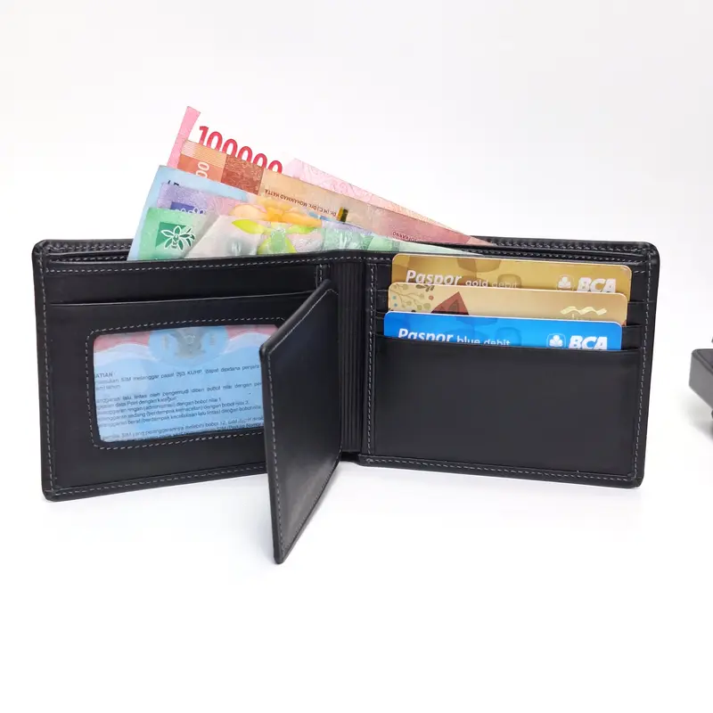 DIEK Dompet Pria Kulit Asli Xborg Wallet LW01 2