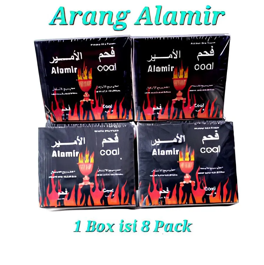 Arang Magic ALAMIR Charcoal Per PCS Isi 10 keping original