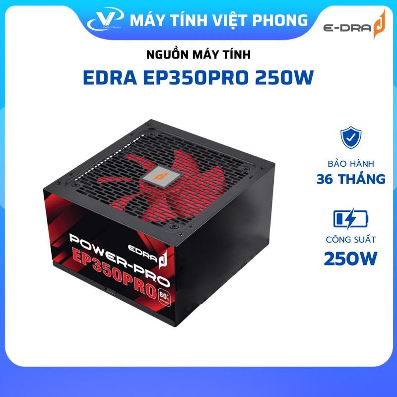 NGUỒN MÁY TÍNH EDRA EP350PRO 250W BẢO HÀNH 36 THÁNG