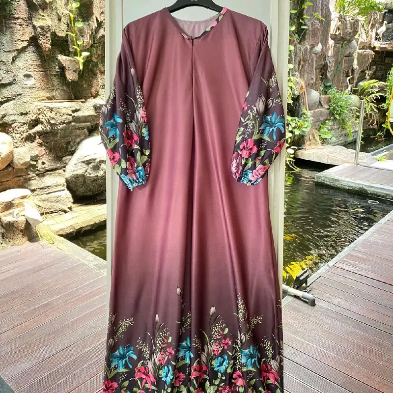 (PROMO)GAMIS HYGET GRADASI MOTIF TUMPAL TERMURAH 1