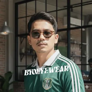 Baiyoo Kacamata Hitam frame leopard Kacamata vincent Kacamata hitam anti silau kekinian Kacamata skena