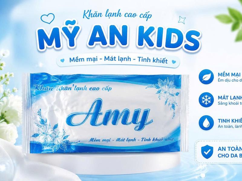 1 Chiếc Khăn Lạnh Cao Cấp-Dày Dặn-Tiết Kiệm-An Toàn