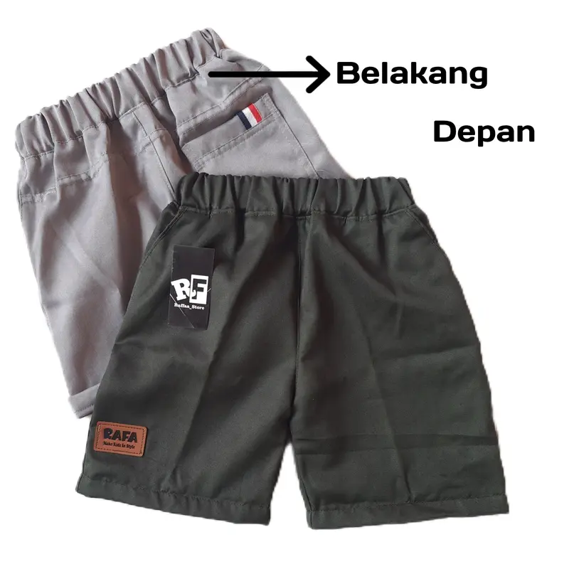 Paket 5pcs Celana Pendek Anak Laki Laki 1-12 Tahun Katun 1