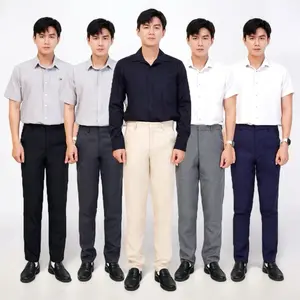 Celana Bahan Slimfit Pria Original Semi Stretch Lembut Formal Casual