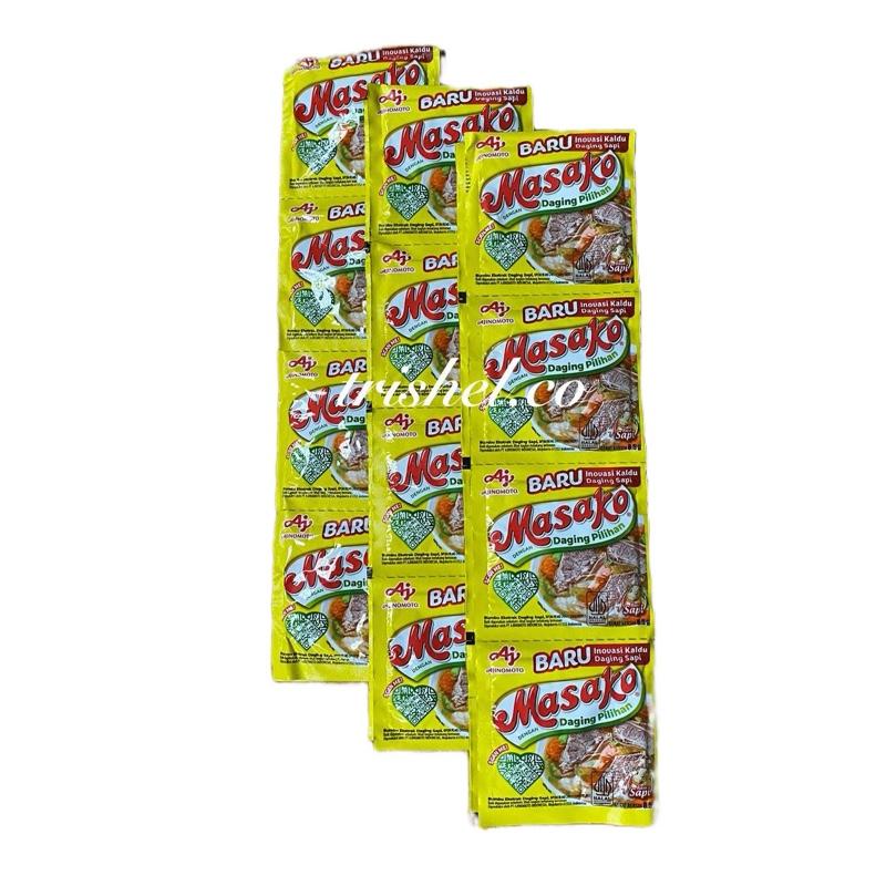 [isi 12pcs masako] masako daging sapi dapat 12pcs/1 renteng bumbu ...