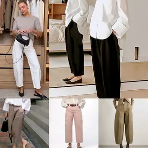 JIZEE- BAWAHAN WANITA - BARREL SOFT JEANS STRECH JUMBO KEONA